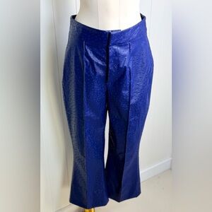 Emily McCarthy Saylor Pant – Navy-Ostrich Print